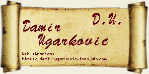 Damir Ugarković vizit kartica